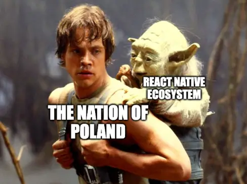 React Native Poland Meme